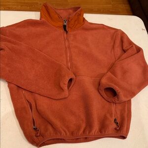 Patagonia Rust Orange Fleece Pullover size medium